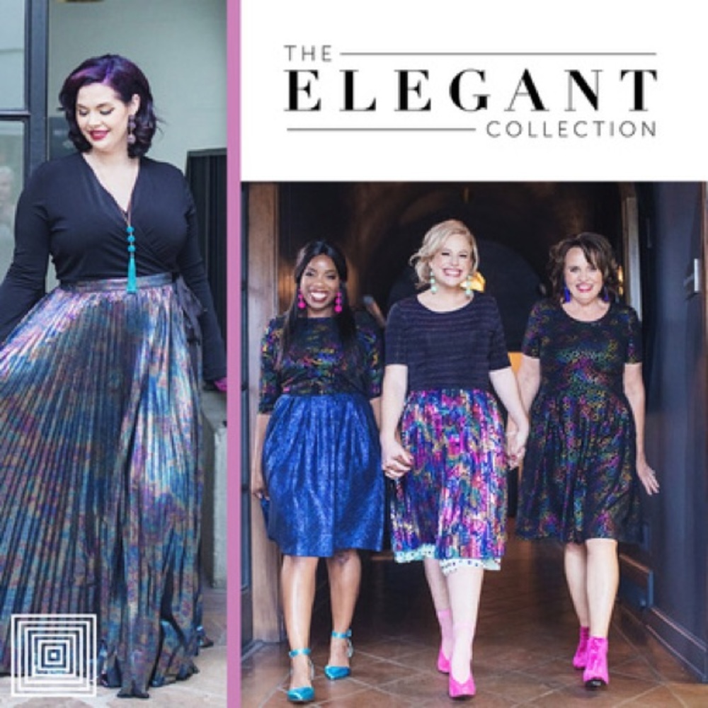 LulaRoe Elegant Carly Dress XL XXL Gold Leaves 🍁 - Picture 7 of 8